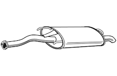 Zadní tlumič výfuku WALKER 22315