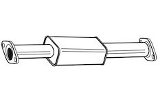 Střední tlumič výfuku WALKER 22317