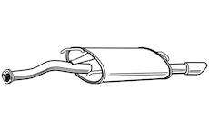 Zadní tlumič výfuku WALKER 22339