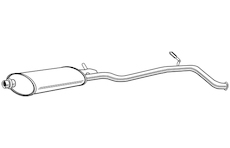 Střední tlumič výfuku WALKER 22369