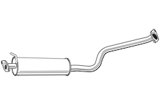 Střední tlumič výfuku WALKER 22388