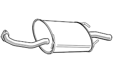 Zadní tlumič výfuku WALKER 22394