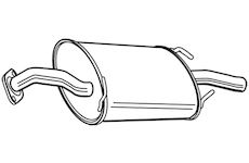 Zadní tlumič výfuku WALKER 22395