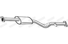Stredni tlumic vyfuku WALKER 22397