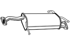 Zadní tlumič výfuku WALKER 22408