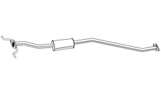 Střední tlumič výfuku WALKER 22412