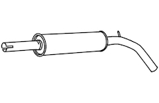 Střední tlumič výfuku WALKER 22415