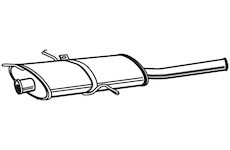 Zadní tlumič výfuku WALKER 22421