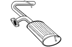 Zadní tlumič výfuku WALKER 22450