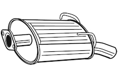 Zadní tlumič výfuku WALKER 22458