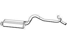 Zadní tlumič výfuku WALKER 22466