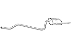 Zadní tlumič výfuku WALKER 22468