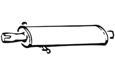 Predni tlumic vyfuku WALKER 22486