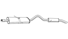 Zadní tlumič výfuku WALKER 22510