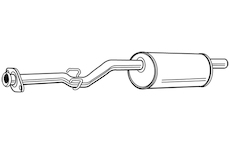 Zadní tlumič výfuku WALKER 22517