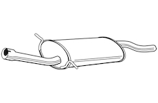 Střední tlumič výfuku WALKER 22527