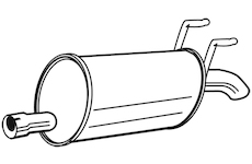 Zadní tlumič výfuku WALKER 22528