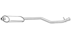 Střední tlumič výfuku WALKER 22535