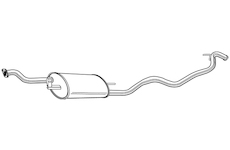 Zadní tlumič výfuku WALKER 22537