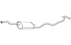 Zadní tlumič výfuku WALKER 22538