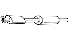 Střední tlumič výfuku WALKER 22549