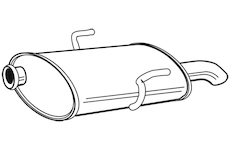 Zadní tlumič výfuku WALKER 22559