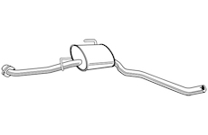 Střední tlumič výfuku WALKER 22571