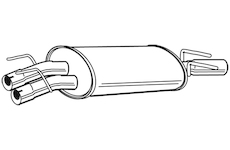 Zadní tlumič výfuku WALKER 22573