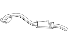 Zadní tlumič výfuku WALKER 22589
