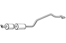 Střední tlumič výfuku WALKER 22605