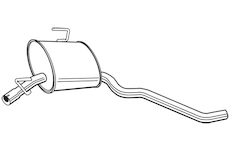 Střední tlumič výfuku WALKER 22617