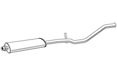 Střední tlumič výfuku WALKER 22618