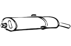 Zadní tlumič výfuku WALKER 22623