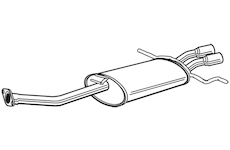 Zadní tlumič výfuku WALKER 22626