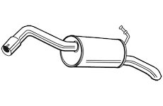 Zadní tlumič výfuku WALKER 22657