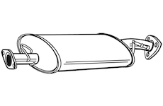 Střední tlumič výfuku WALKER 22658