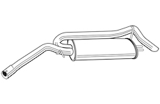 Zadní tlumič výfuku WALKER 22701