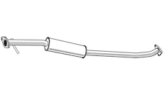 Střední tlumič výfuku WALKER 22707