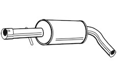 Střední tlumič výfuku WALKER 22719