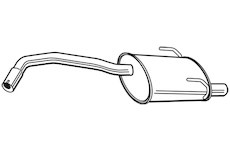 Zadní tlumič výfuku WALKER 22725