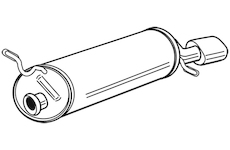 Zadní tlumič výfuku WALKER 22726