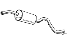 Střední tlumič výfuku WALKER 22771
