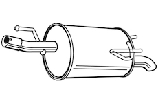 Zadní tlumič výfuku WALKER 22787