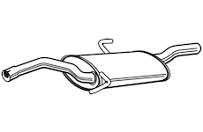 Zadní tlumič výfuku WALKER 22791