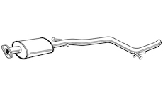 Střední tlumič výfuku WALKER 22820