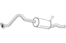 Zadní tlumič výfuku WALKER 22824