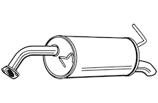 Zadní tlumič výfuku WALKER 22827