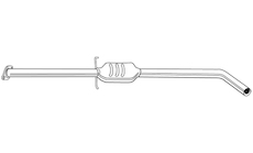 Predni tlumic vyfuku WALKER 22829