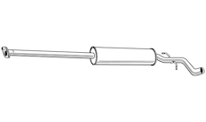 Střední tlumič výfuku WALKER 22855