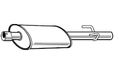 Střední tlumič výfuku WALKER 22879